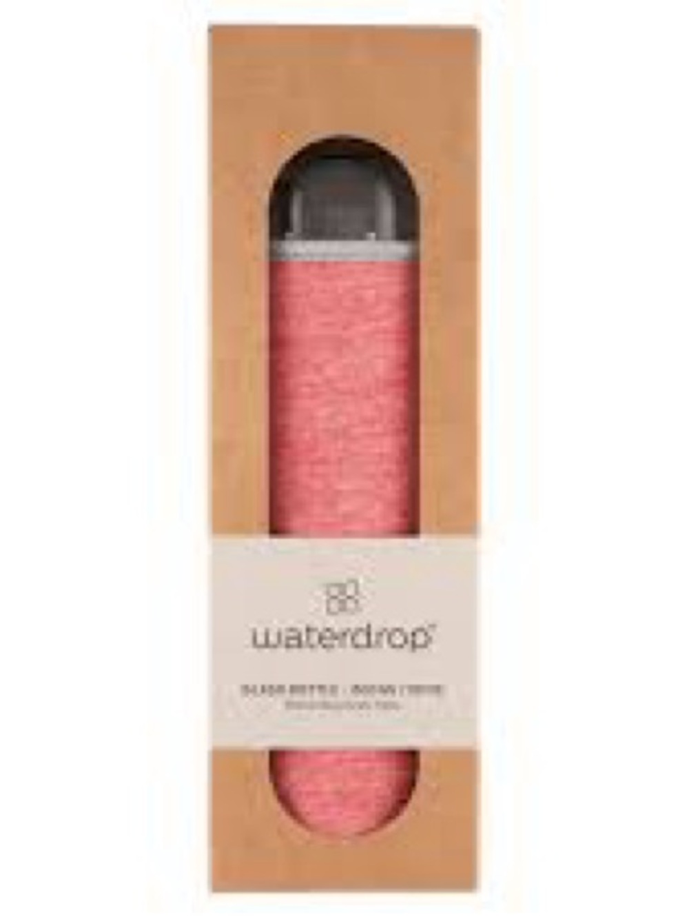 Waterdrop Flair Glass Bottle 400 ml NWT